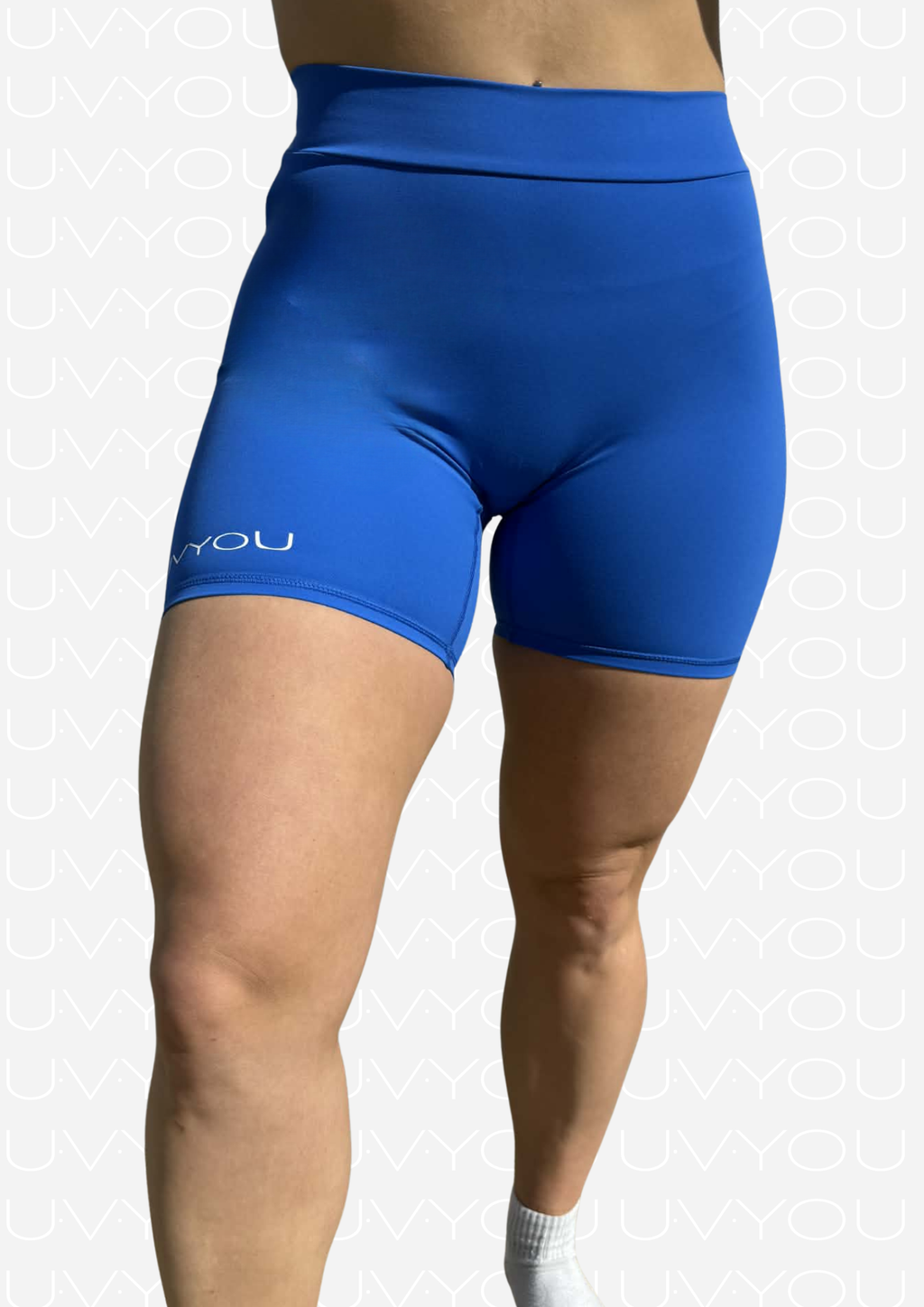 Edge Scrunch Shorts - Electric Blue