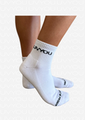 U V YOU Quarter Crew Socks